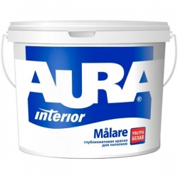 Краска матовая Aura Malare 2,5л для потолков