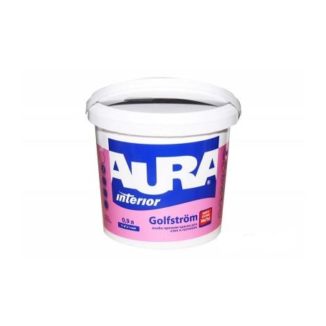Краска Aura Golfstrom 0,9л особопрочная для ванной и кухни