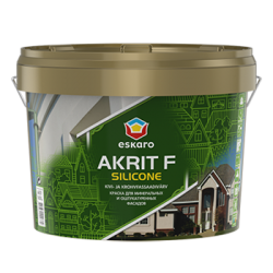 Краска Akrit F Silicone 2,7л краска акрилатная с силиконом для фасадных работ